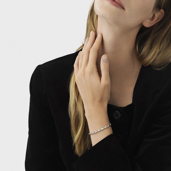 Georg Jensen Sterling Silver Reflect Bracelet - Image 3