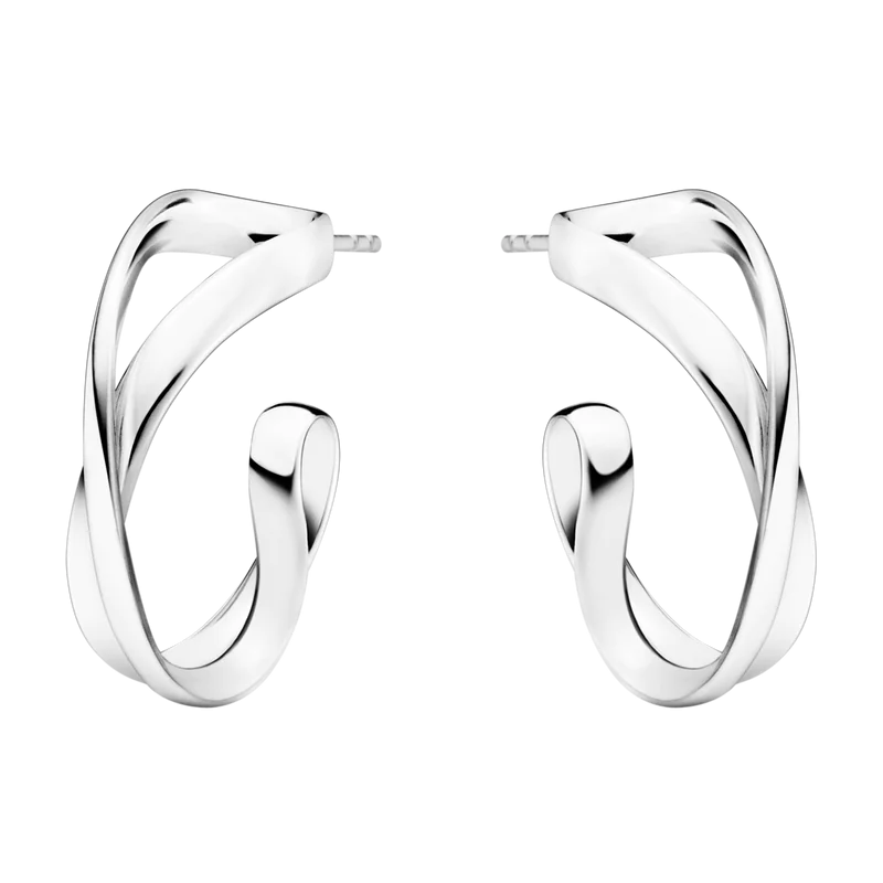Georg Jensen Sterling Silver Infinity Small Earhoops