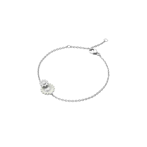 Georg Jensen Sterling Silver Daisy Bracelet