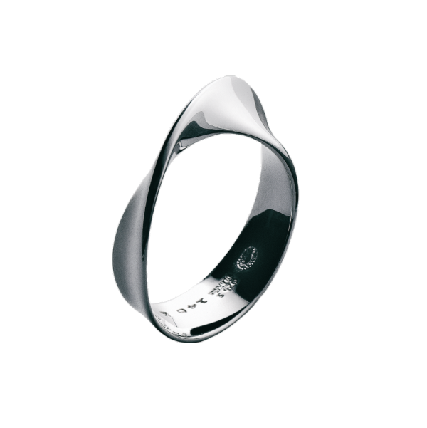 Georg Jensen Sterling Silver Möbius Ring