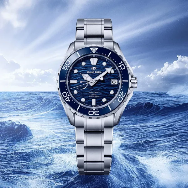 Grand Seiko ‘Ushio’ Blue – SLGA023G Spring Drive Diver’s Watch - Image 2