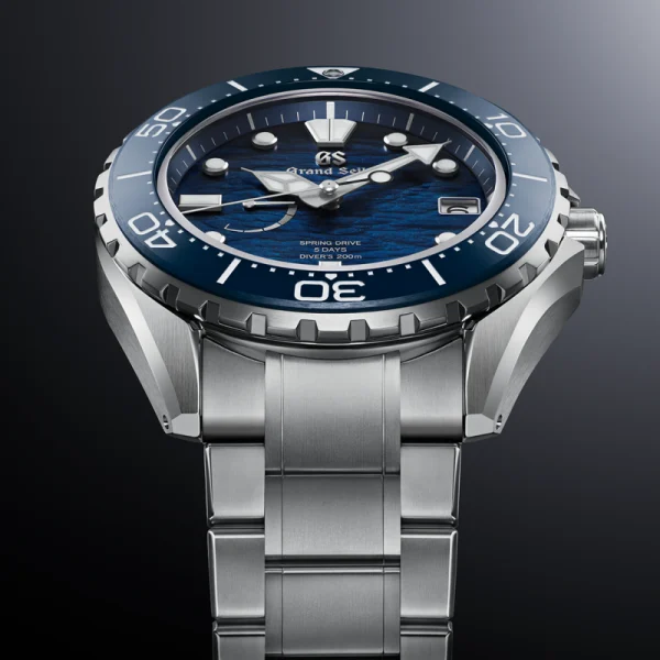 Grand Seiko ‘Ushio’ Blue – SLGA023G Spring Drive Diver’s Watch - Image 4