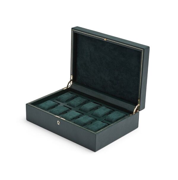 British Racing 10 Piece Watch Box - Green