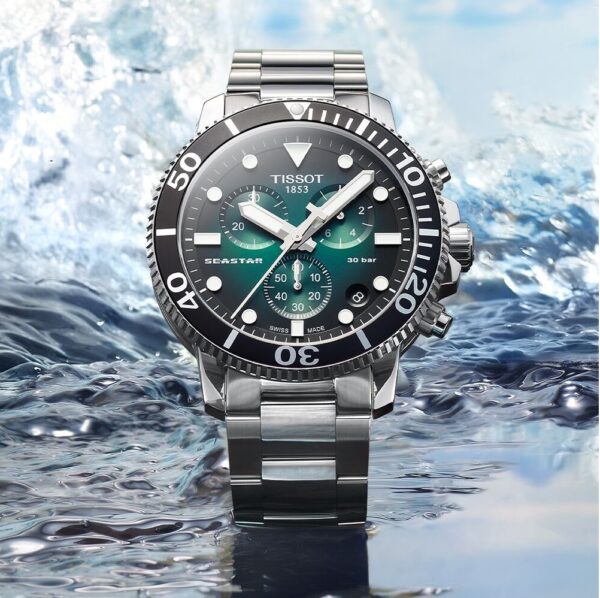 Tissot Seastar 1000 Chronograph - 46mm Quartz Watch - Image 4