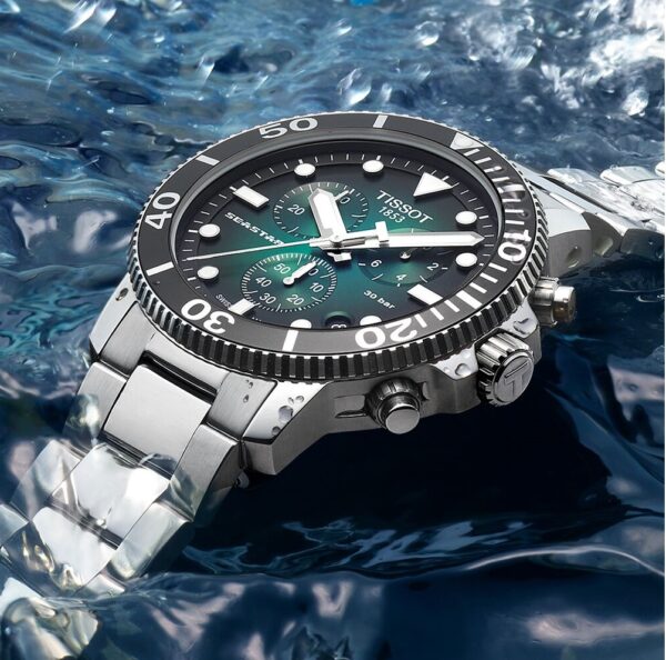 Tissot Seastar 1000 Chronograph - 46mm Quartz Watch - Image 3