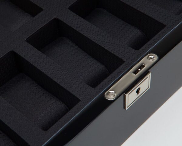 Savoy 10-Piece Watch Box - Black - Image 3
