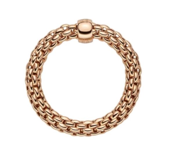 Fope Essentials Rose Gold Flex'it Ring - Image 2