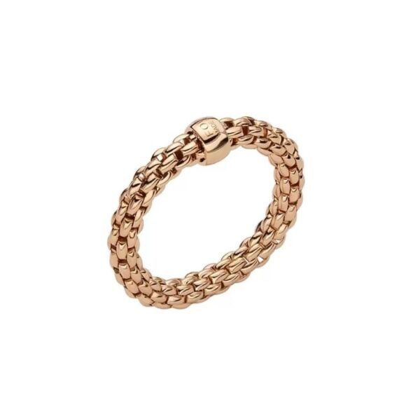 Fope Essentials Rose Gold Flex'it Ring