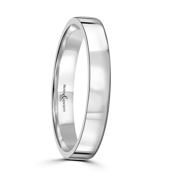 Platinum Wedding Band 3mm