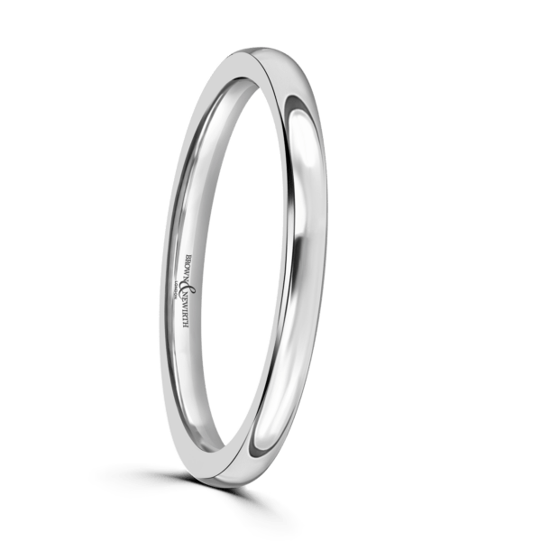 Platinum Wedding Band 2.5mm