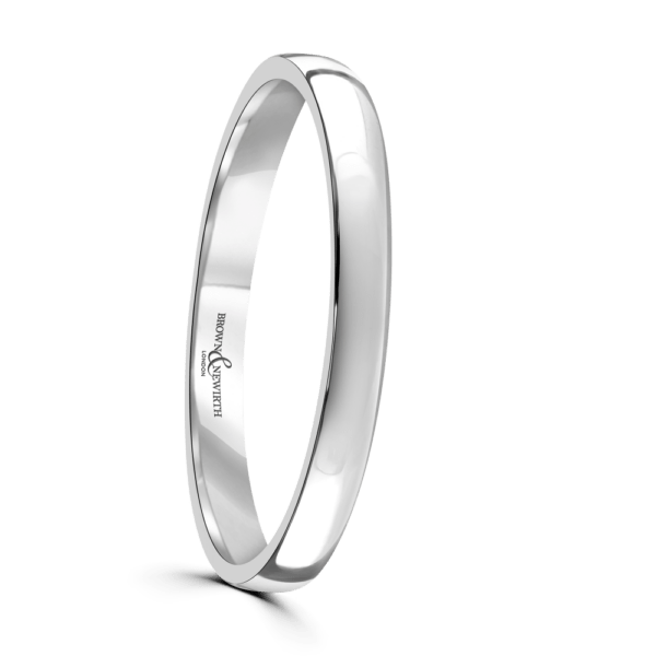 Platinum Wedding Band 2mm