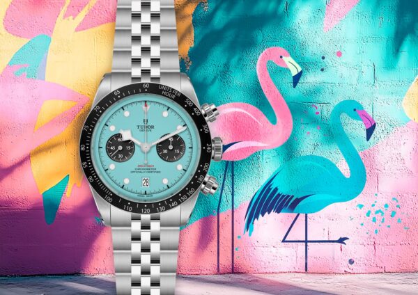 TUDOR Black Bay Chrono - Flamingo Blue