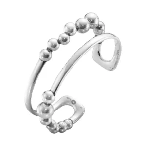Georg Jensen Sterling Silver Moonlight Grape Bangle