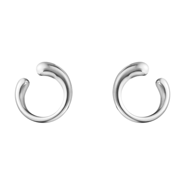 Georg Jensen Sterling Silver Swirl Mercy Earrings