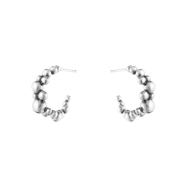 GRAPE Silver Ear Hoops