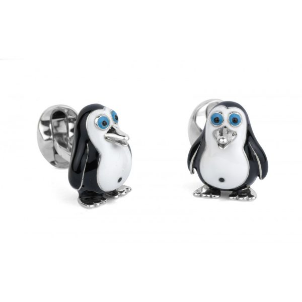Deakin & Francis Silver Penguin Cufflinks