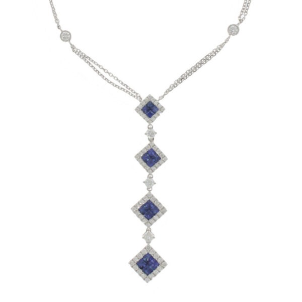sapphire & Diamond Necklace