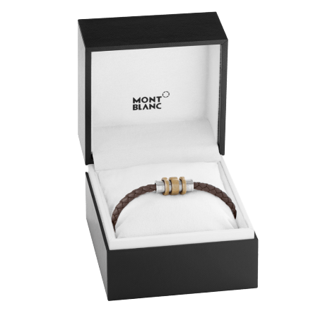 montblanc Gift Box with brown leather bracelet