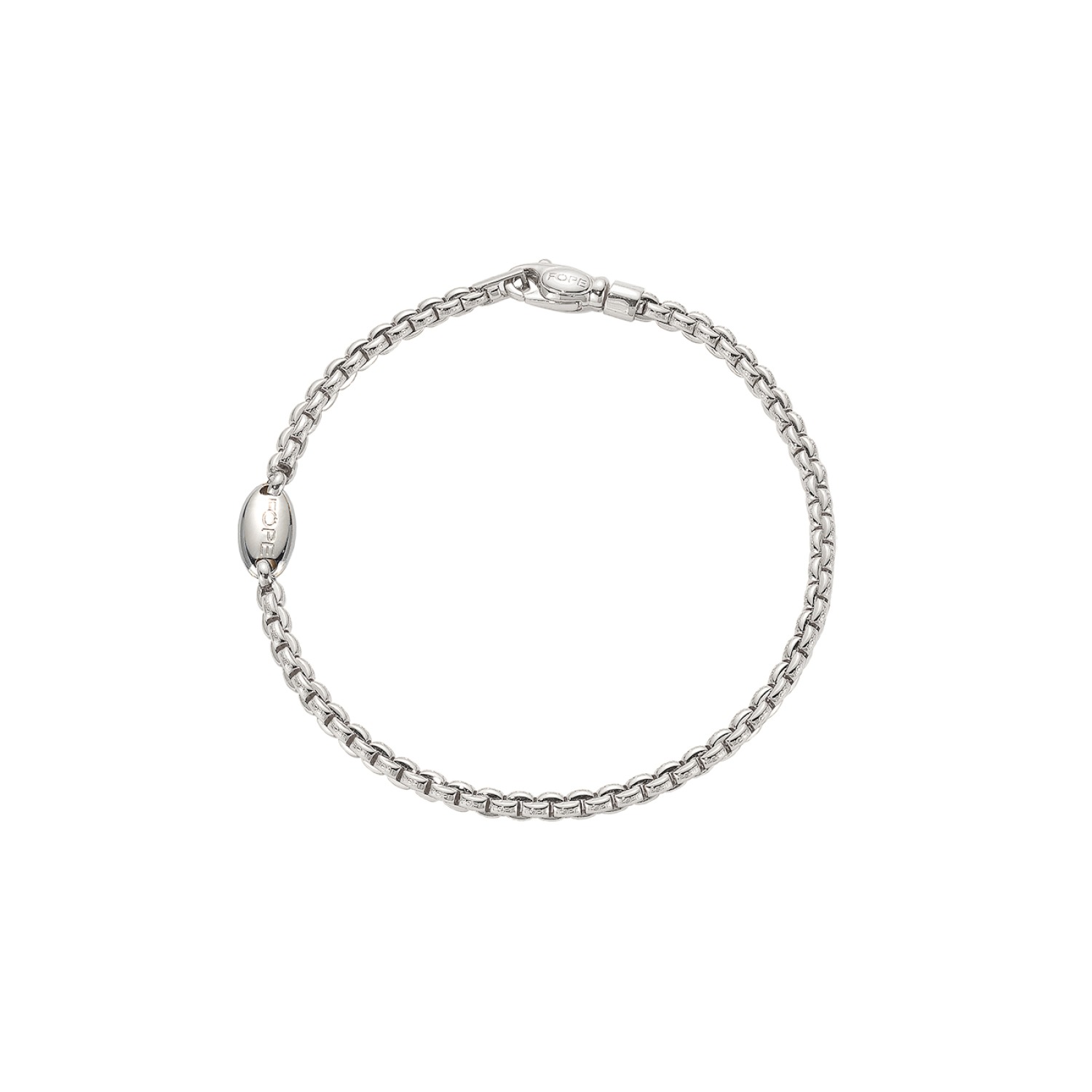FOPE 18ct White Gold Eka Tiny Bracelet - R.L. Austen | R.L. Austen