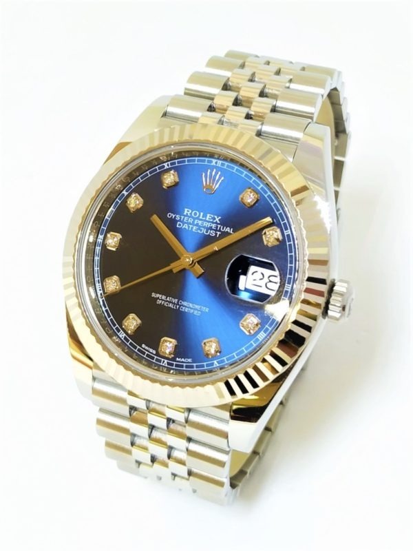 rolex datejust 41 pre owned