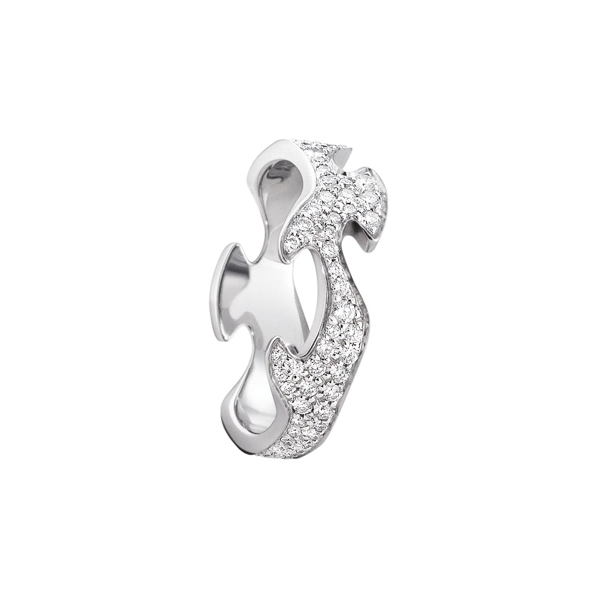 Georg Jensen 18ct White Gold Diamond Fusion Ring - R.L. Austen | R.L ...